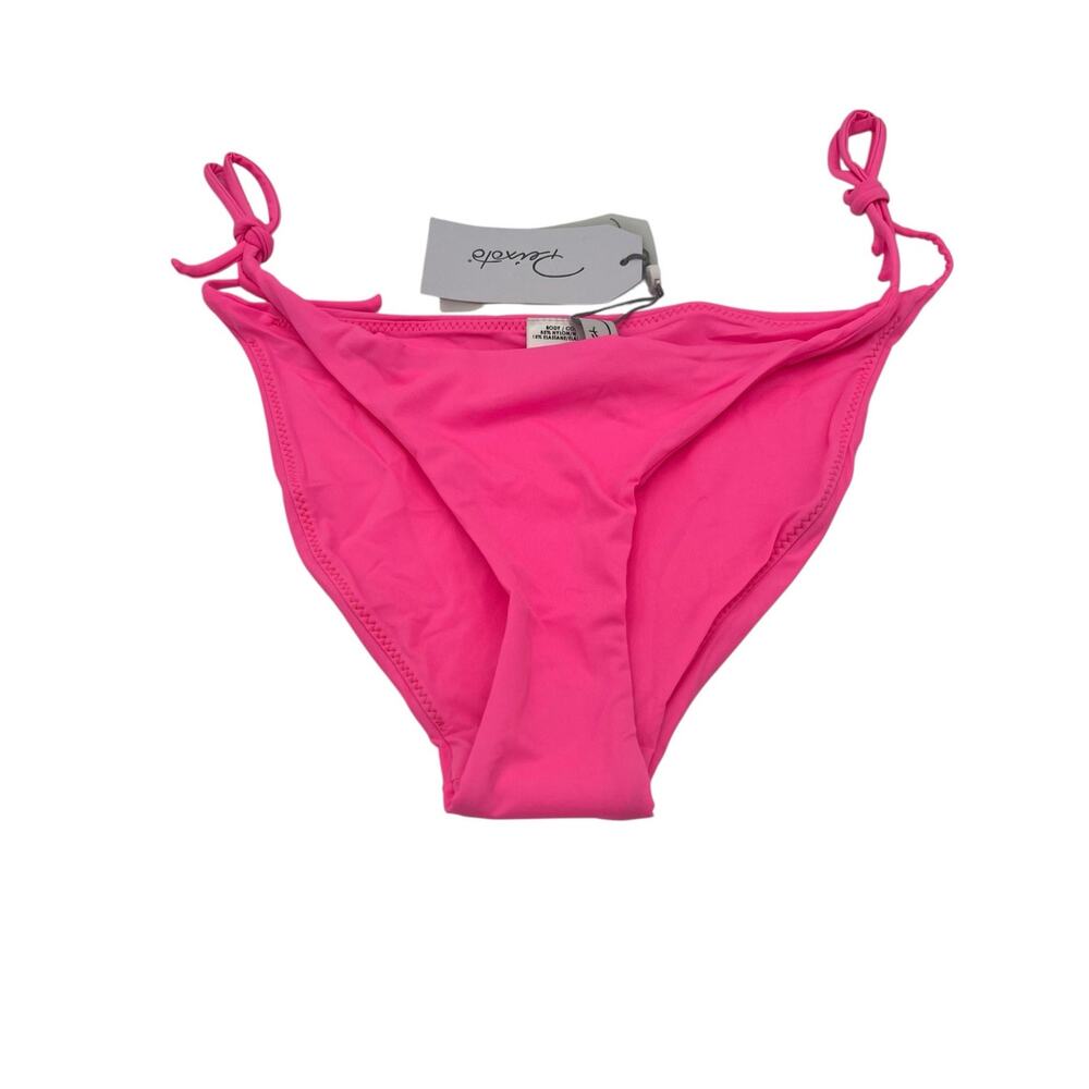 Peixoto Tonie Tie Side Bikini Bottom Hot Pink String Swim Bottom Medium NWT